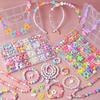 DIY Handmade Beaded Children's Toy Creative Loose Spacer Beads Crafts Making Bracelet Necklace Jewelry Kit Girl Toy Gift