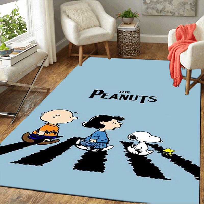 Cute Snoopy Cartoon Print Welcome Mat, Non-slip Decorative Home Rug, Suitable for Use In the Bedroom, Bedside, or Doorway.