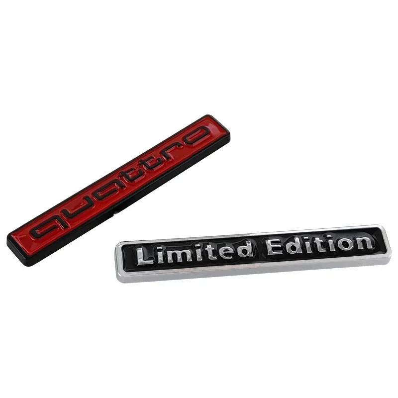 3D Metal Limited Edition Logo Car Rear Trunk Fender Emblem Badge Sticker Decal