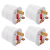 Adaptateur de Prise EU vers UK - CELLUSTOP - 2Pin à 3Pin - 250V - 13A - Fusible Intégré