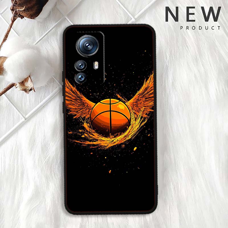 Sports basketball cool For Xiaomi Mi 15 14 13 13T 12 12T 12S 11 11i 11T Pro Ultra Lite 5G Black Soft Phone Case