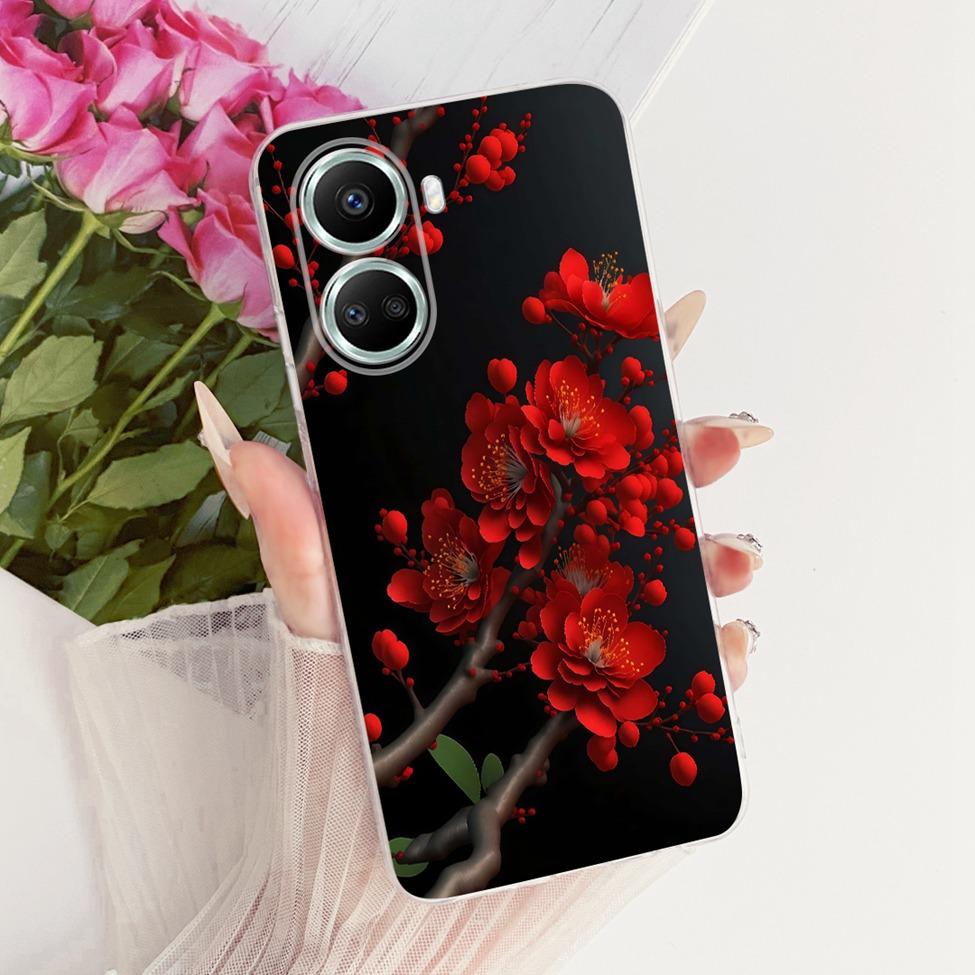 Clear Casing For Huawei Nova 10SE BNE-LX1 BNE-LX3 BNE-AL00 Cover For Huawei Nova 10 SE Case Fashion Butterfly Funny Cute Painted