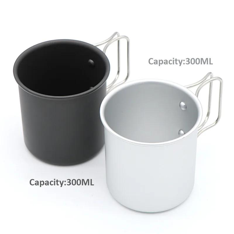 Camping Mug Aluminum Alloy Cup Tourist Tableware Picnic Utensils Outdoor Kitchen Equipment Travel Cooking Set Camping Equipment