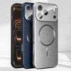 Heat Dissipation Cooling Mesh Hole For Magsafe Case for iPhone 17 16 15 14 Plus 13 12 Pro Max Hard Magnetic Len Protection Cover