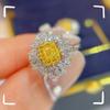 Lindon Classic Copper Alloy Zircon Ring Ladies Jewelry Wedding Promise Party Gift