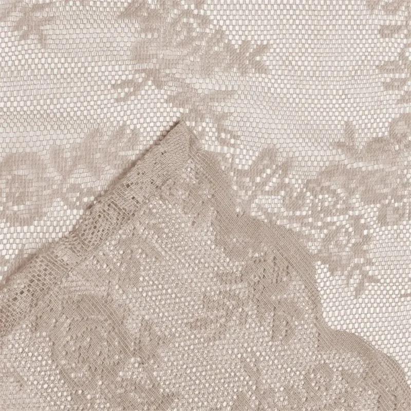 1pc Romantic Lace Sheer Curtain Flower Lace Window Curtains for Living Room Bedroom Home Window Screening Rod Pocket