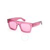 Tom Ford FauSto Pink Browline Men S SunglaSSeS Ft0711 75S 53