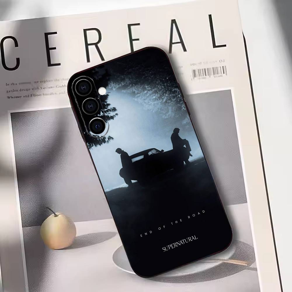 S-Supernatural Dean W-Winchester  Phone Case Black Silicone Soft For Samsung Galaxy A73,A72,A71,A70,A53,A52,A51