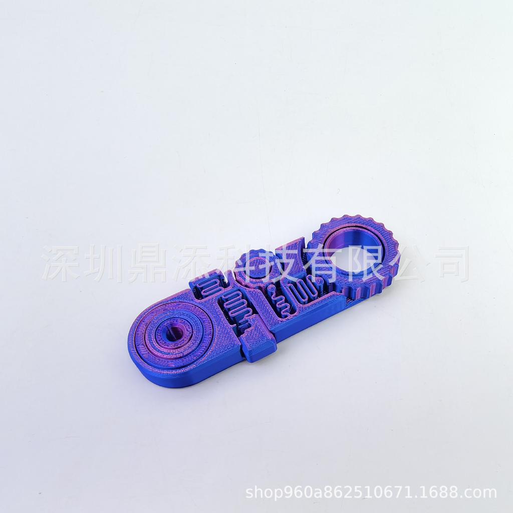 3D New Printed Fidget Ring Toys 5-In-1 3D Printed Gear Ball Stress Sensory Toy Mindful Meditation Gear Toys For Stress