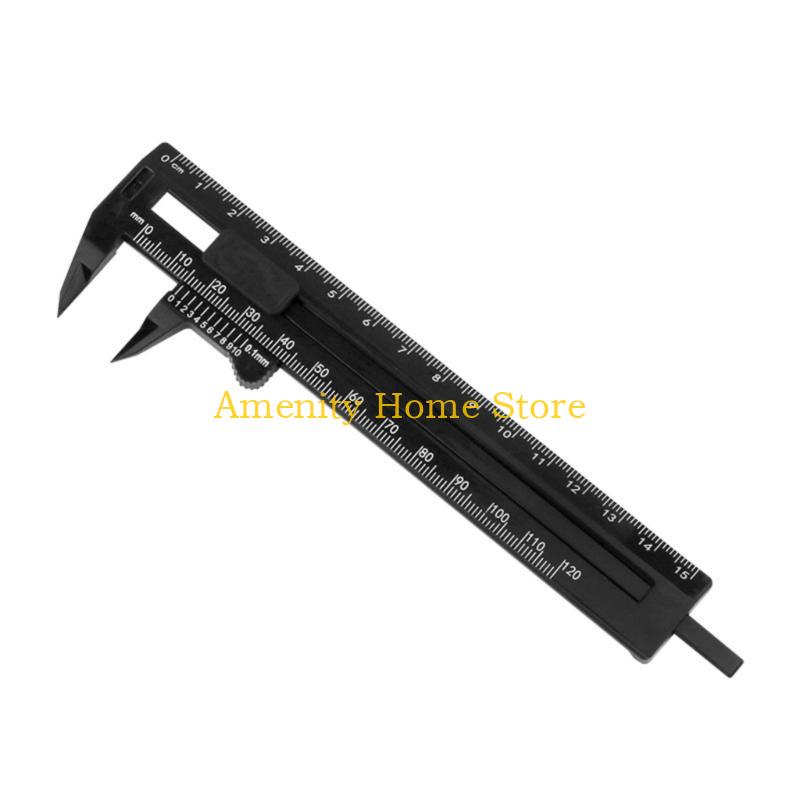 

F26C Woodworking Ruler Measuring Instrument for Jewelry Diameter Thickness Measurement 0-120mm 0-150mm Vernier Caliper чорний