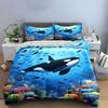 Underwater Paradise With Ocean Trio Exquisite Three-Piece Bedding Set Gift For Kids And Adults