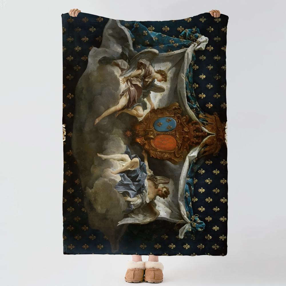 Artist FFrancois Boucher Throw Soft Warm Flannel Blanket Multiuse Throw for Bed Sofa Office Air Conditioning Nap Blanket
