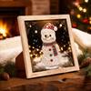 Delicate Christmas  Painting Kit 2D Flat Christmas Ornament  Porch Decoration