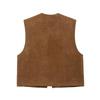 Spring/Summer 2025 Women's Slim Fit Velvet Embroidered Round Neck Vest