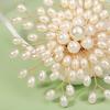 Elegant Pearls Badge Exquisite Luxury Sense Brooch Clothes Accessories Banquet Clothes Pin  Daily