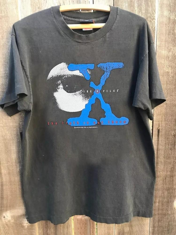 X-Files The Truth Is Out There basic style Charcoal Unisex T shirt Reprint S-5XL Unisex T-Shirt S