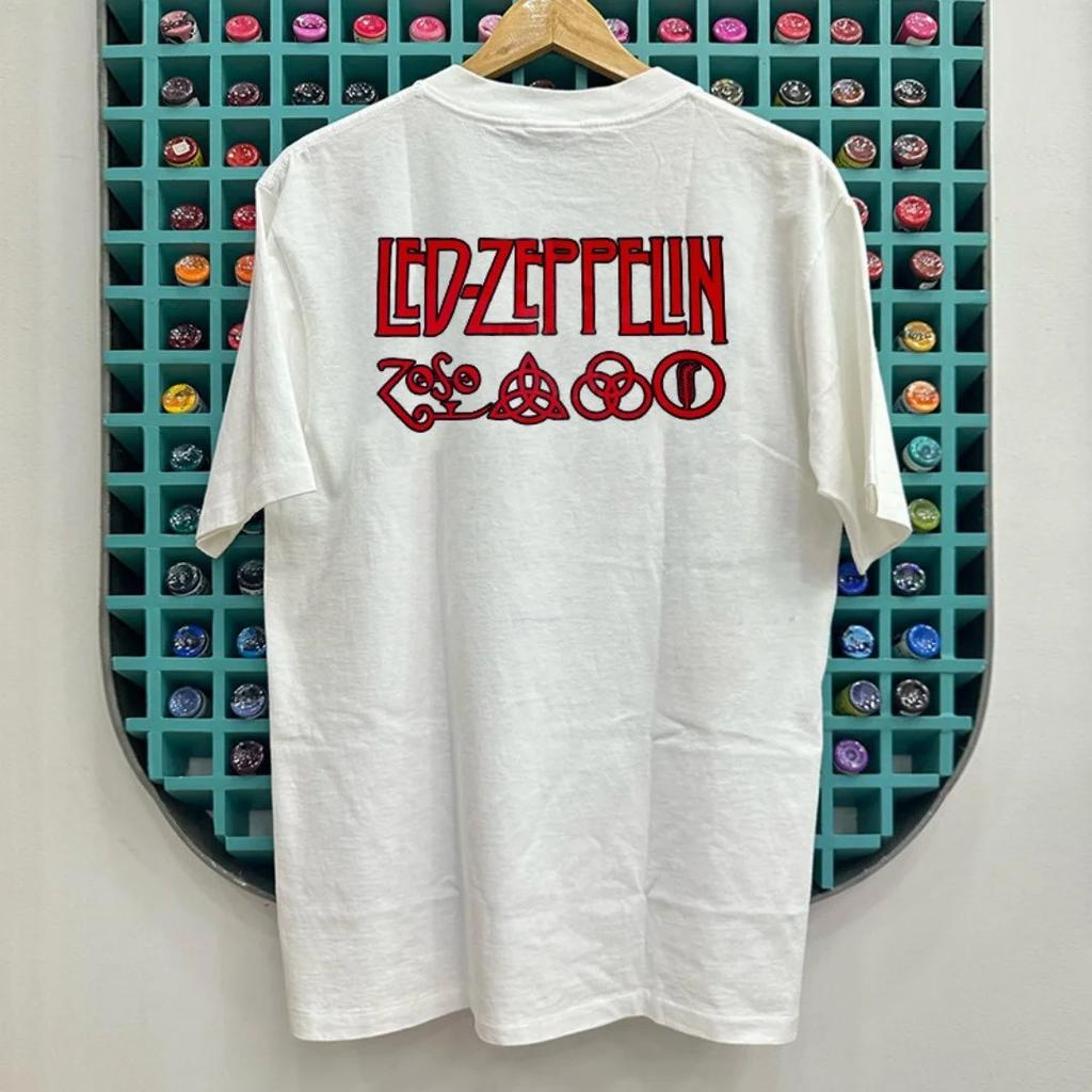 2026 Led Zeppelin Rockband Kurzarm T-Shirt Mode Sport Baumwolle Herren T-Shirt Kleidung Tee Y2k Damen Hip Hop Streetwear Oversized T-Shirt