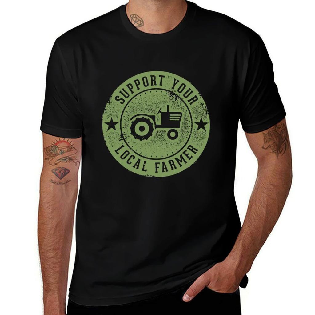 Support Your Local Farmers Tshirt Fashion Letter Print Tshirt