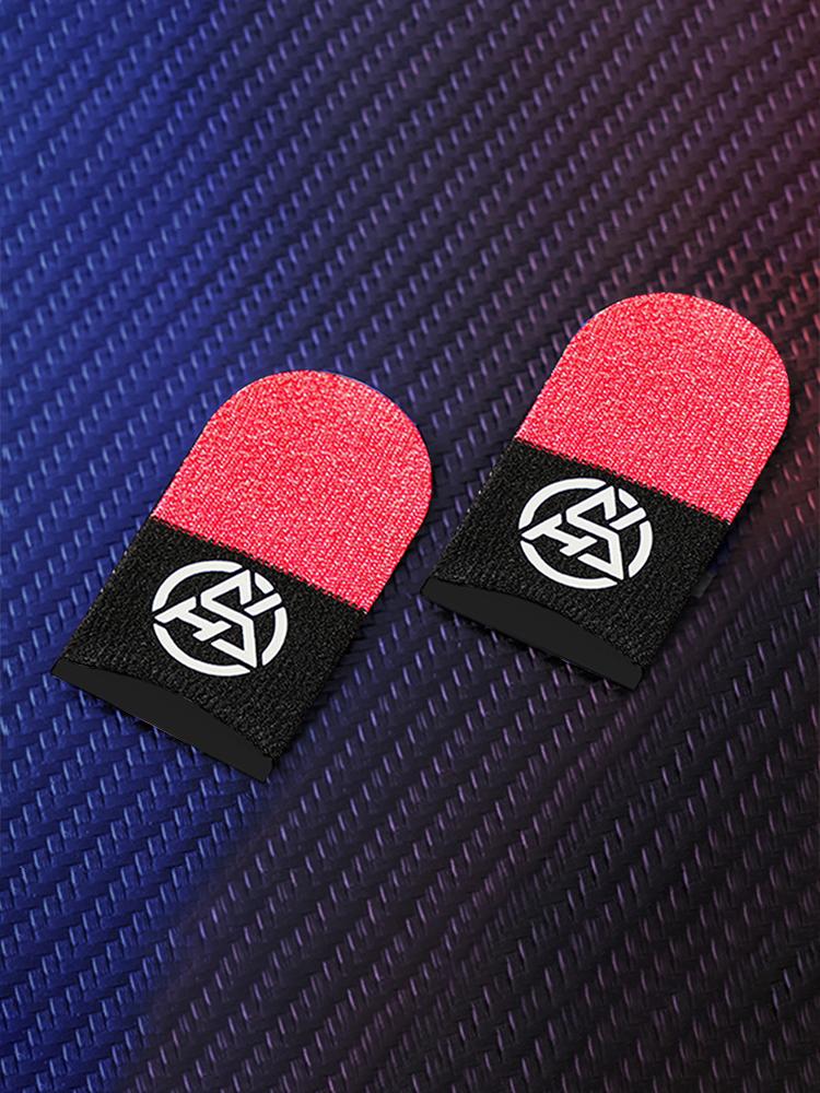 Mobile Finger Sleeve Breathable Nightlight Fingertip Cover Sweatproof Sensitive Touch Screen Finger Sleeve for PUBG Phone Gaming