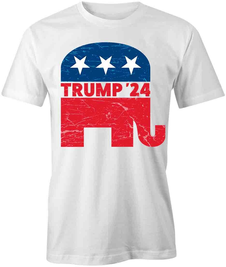 TRUMP REPUBLICAN PARTY TShirt Tee Short-Sleeved Cotton S1WCA617 L