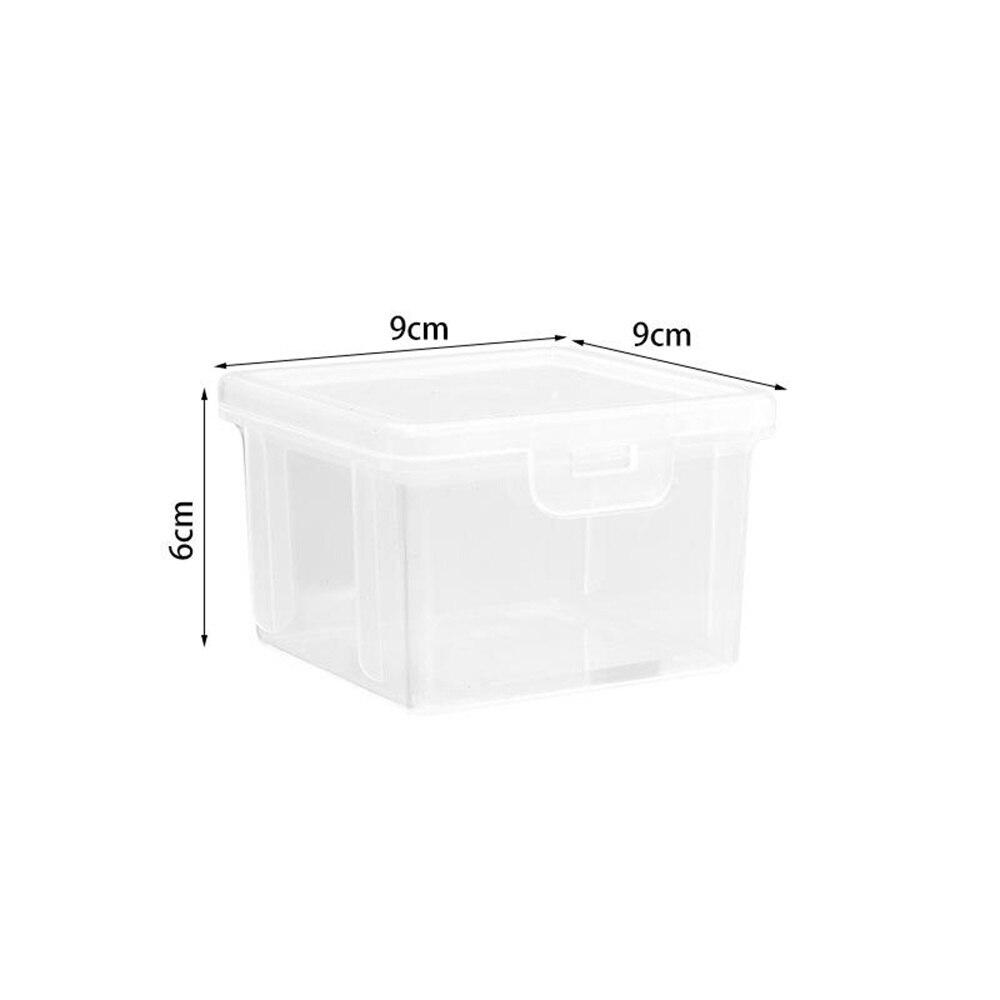 3-teiliger versiegelter Vorratsbehälter Gewürzbox Transparente Plastikbox Getreideaufbewahrungsbox Haushaltsgewürzbox Aufbewahrung