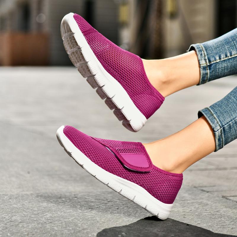 Dámské tenisky Ležérní venkovní Široké ortopedické boty Lehké tenisky Nadměrná velikost Sportovní obuv