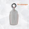 For Volkswagen Vw Touareg      Suede Remote Car Key Case Shell Keychain For Vw Touareg Leather Key Case