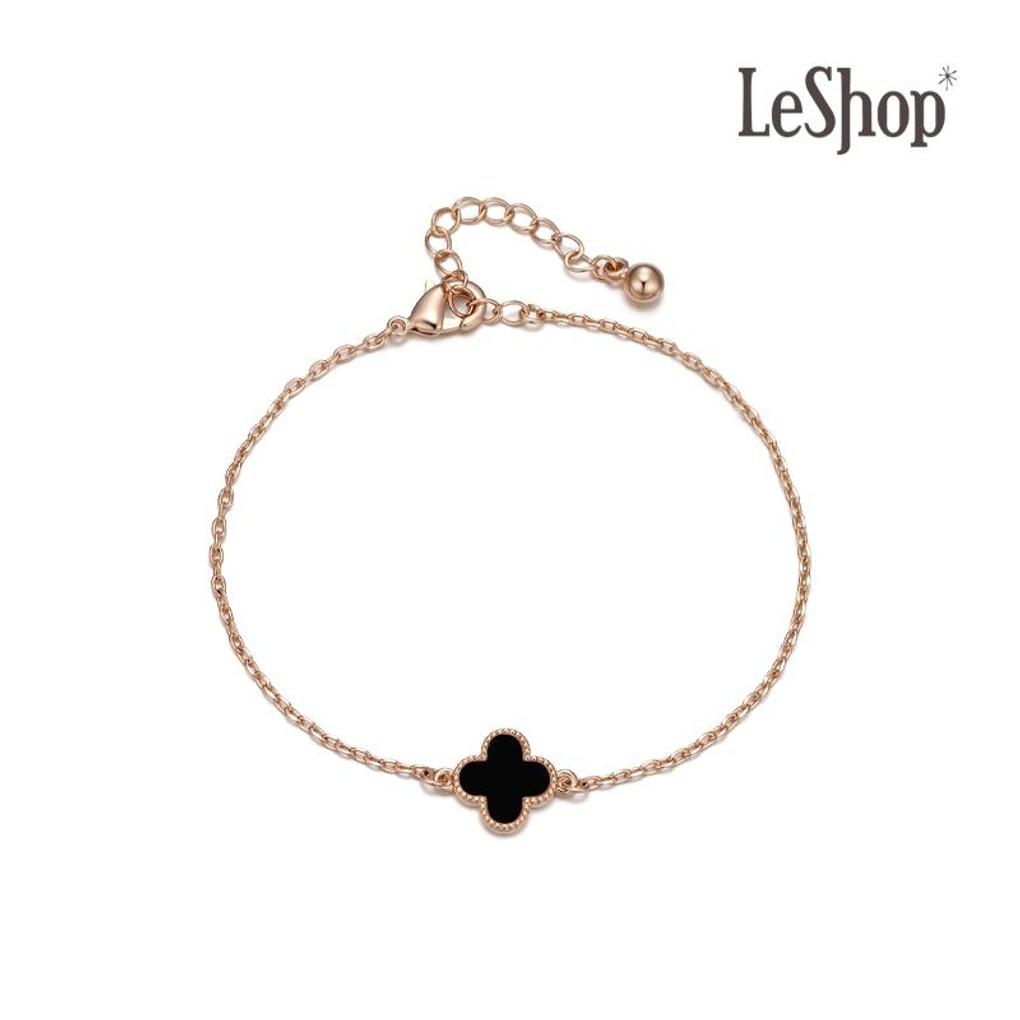[leshop] Bransoletka z prostej gliny 14K (Pozłacany)_LJ5262BRB