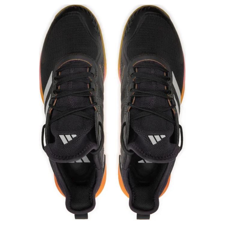 Adidas Adizero Ubersonic 4 Cushioning Slip Resistant Breathable Lightweight Low top Tennis Shoes Men's Black White IF0457