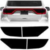 NDRUSH Blackout Taillight Vinyl Tint Film Precut Overlay Tail Light Wrap Cover Compatible With Dodge Durango 2014-