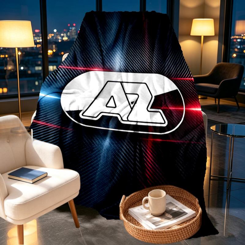 AZ Alkmaar Print Blanket - Soft & Comfortable, for Bedroom, Travel, Sofa, Home Decoration - Birthday Christmas Gift for Friend