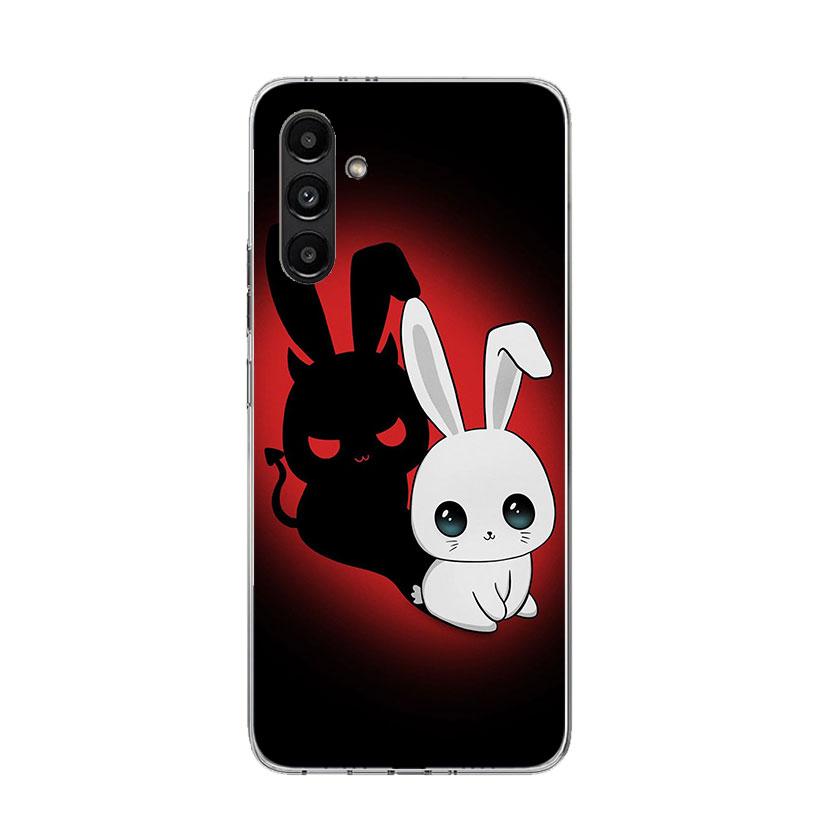 Angel Wings Devil Bad Phone Case For Samsung Galaxy A17 A16 A14 A15 A13 A57 A56 A54 A55 A53 A37 A36 A34 A35 A33 A26 A24 A25 A23