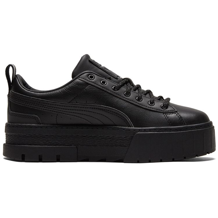 Puma Mayze Reflective Thick Sole Low Top Sneakers Women sneakers Black 383729-02