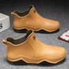 Fashion Fashionable Men's Women's Ankle Rain Boots Men's Non-slip Wear-resistant Waterproof Shoe Work Boots Suitable for Rainy Snowy Day