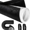 Aislamiento Térmico Manguera Portátil de Aire Acondicionado Funda Correas Ajustables Cubierta de Aislamiento de Manguera Tubo de Escape