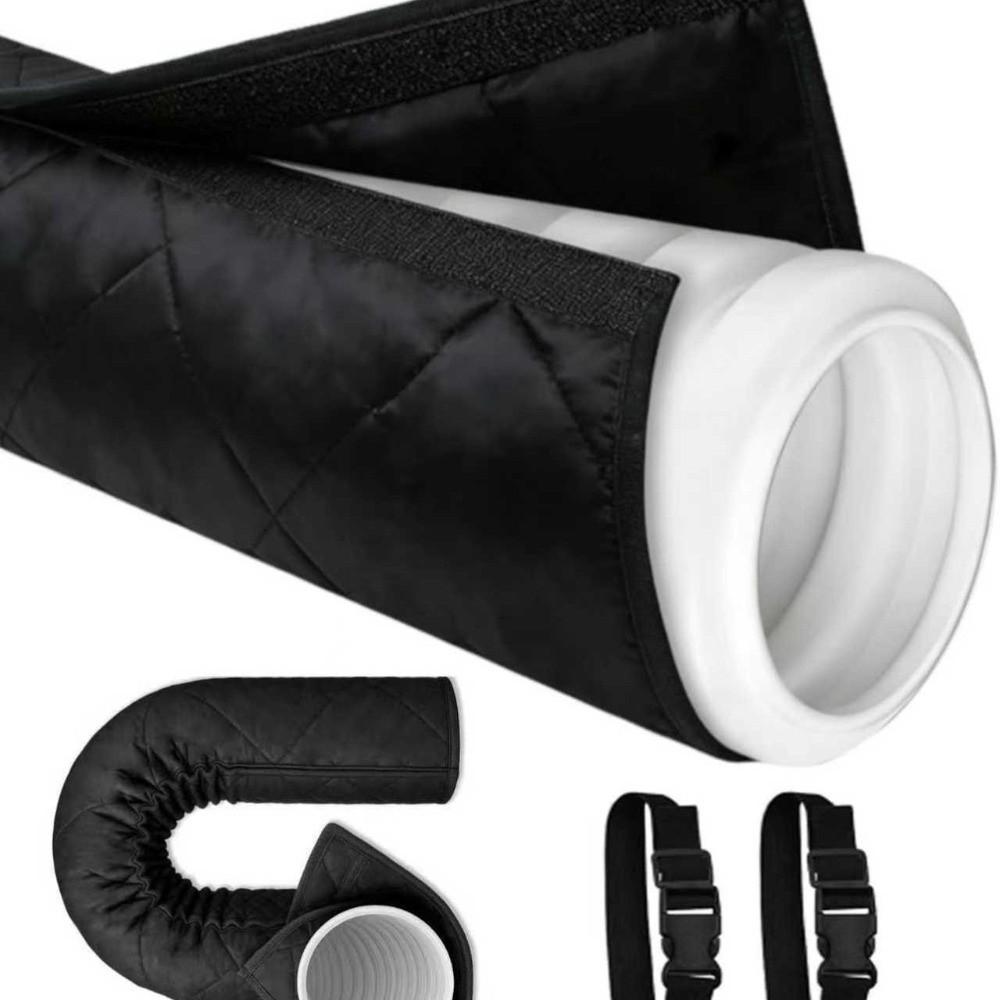 Aislamiento Térmico Manguera Portátil de Aire Acondicionado Funda Correas Ajustables Cubierta de Aislamiento de Manguera Tubo de Escape
