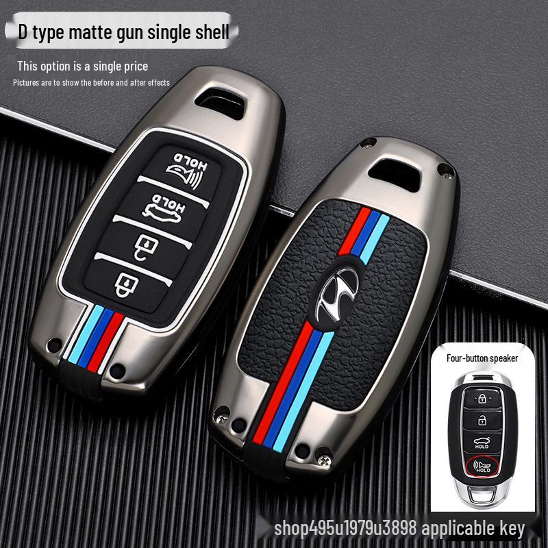 Elantra Key Case for Hyundai: Metal Shell for Mistra/Festa/ix35 Models 2022