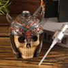 Creative Skull dávkovač tekutého mýdla Láhev Vintage Resin Socha dezinfekčního prostředku na ruce Náplň s pumpičkou Láhve Lotion Šampon Nádoba