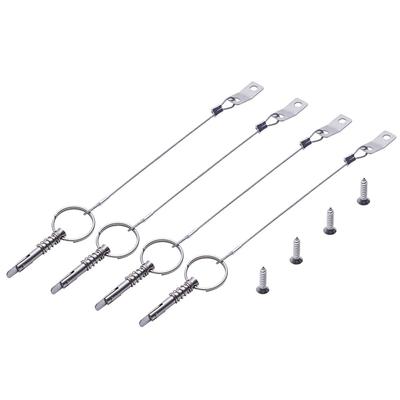 4 Pieces 316 Stainless Steel Quick Release Pins For Boat Bimini, 1/4 Inch Quick Release Pin