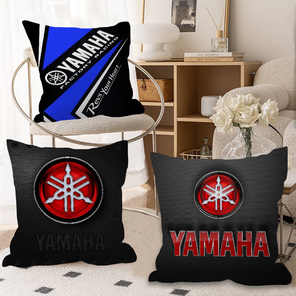 Motorcycle Cool Y-YaMmahaS Cushion Cover Pillowcase Upholstery Sofa Throw Pillow Home Decor Pillowcas
