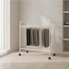 Clothing Organizer Space-Saving Iron Clothing Rack with Side Handles for Dressing Area, Bedroom