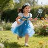 SITEDAN Princess Accessories Set for Includes Hair and Costume Dress 6-Piece Girls, Crown, Tiara, Cape, Necklace, Earrings, Ornament, (A)