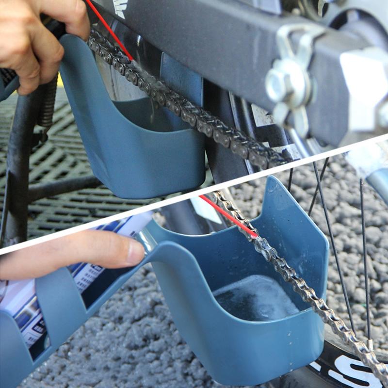 Chain Oil Storage Tool Chain Cleaning Oil Splash-Proof Tool Oil Pollution Box