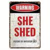 Tin Sign Art Metal Wall Decor 20x30cm Retro Vintage Painting