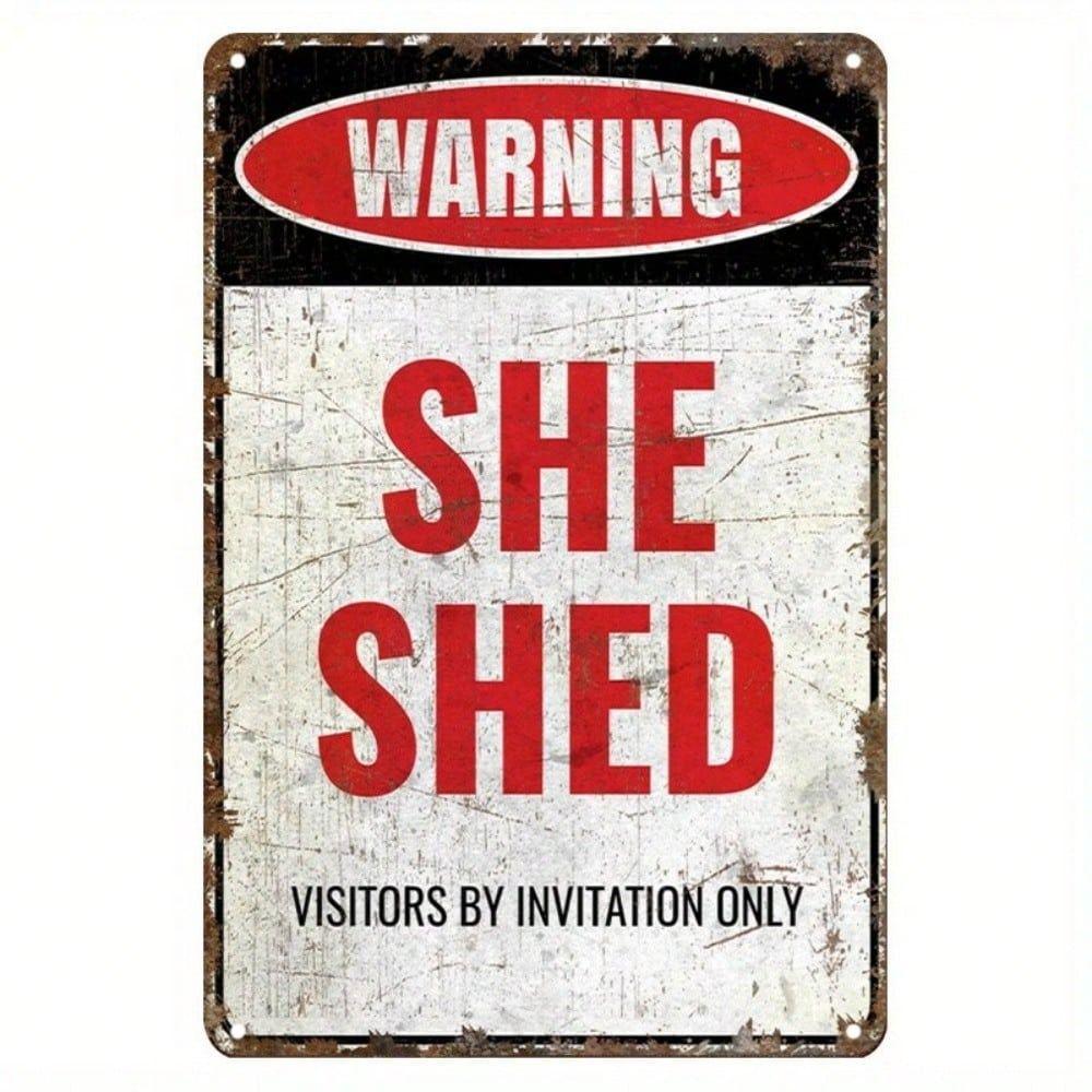 Tin Sign Art Metal Wall Decor 20x30cm Retro Vintage Painting