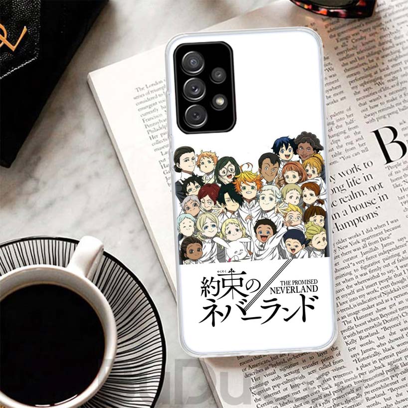 The Promised Neverland Anime Cover For Samsung Galaxy A52 A53 A12 A13 A72 A73 Phone Case A22 A23 A32 A33 A02S A03S A42 5G Print