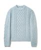 COSTUME O’CLOCK [2Pack] Round Fisherman Semi-Crop Knit 11 Color Cooskt050Set