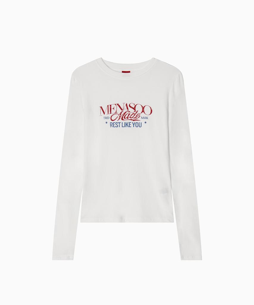Minasu Mns Soft Fitted Long T Shirt_White