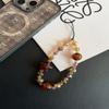 Leopard Print Phone Lanyard Pvc Handcrafted Keychain For Men Women