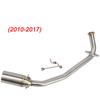 51mm Motorcycle Stainless Steel Exhaust Full System Middle Front Link Pipe Slip On For Honda PCX125 PCX150 PCX 125 2010 - 2020